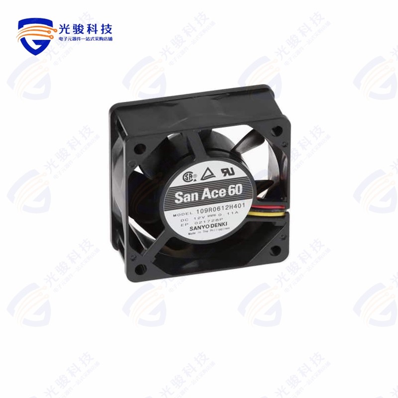 109R0612H401《FAN 60X25MM 12VDC TACH》
