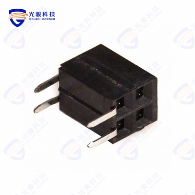 6-535512-1《CONN RCPT 4POS 0.1 GOLD PCB R/A》