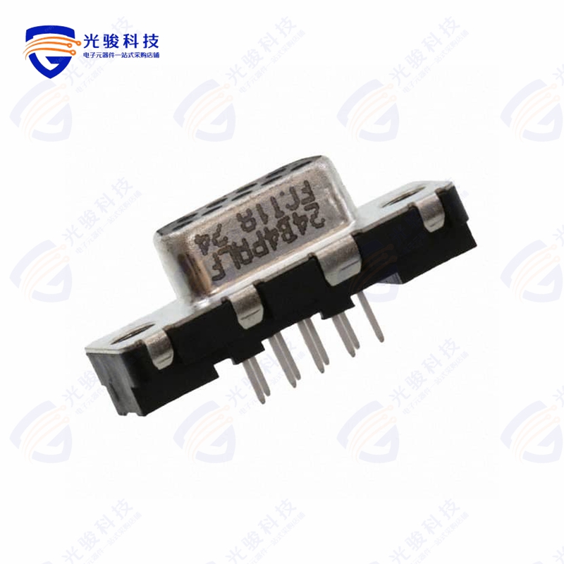 D09S24B4PA00LF《CONN D-SUB RCPT 9POS VERT SLDR》