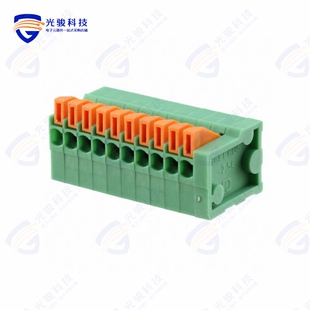 10P 1789401 BLK 2.54MM PCB ENT TERM TOP