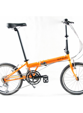 正品美国SUFOLD KAC083 D18SP18超轻20寸折叠自行车 促销大特惠