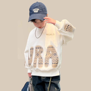 男童春装潮流卫衣2026新款儿童新春款上衣中大童春季衣服洋气炸街