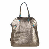 GABS C1513 P0044 女士银黄色皮革可变形手提包单肩包 G001340T2