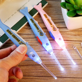 发光耳勺扣挖耳勺带灯宝宝儿童扒采耳掏耳屎神器可视清洁耳朵工具