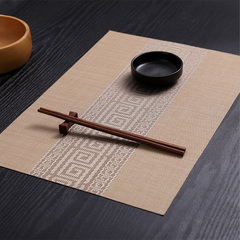 新中式餐垫隔热垫高级感餐桌垫轻奢西餐布垫中国风防水菜垫碗垫子