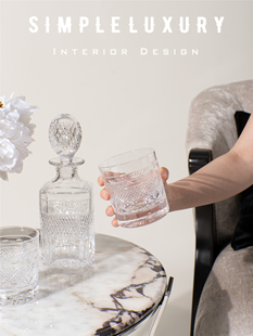 Casino Royale【大战皇家赌场】007丹叔同款水晶威士忌酒杯醒酒器