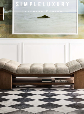 Brigette Romanek Sunset 设计师合作限定 橡木 床尾长凳 沙发床