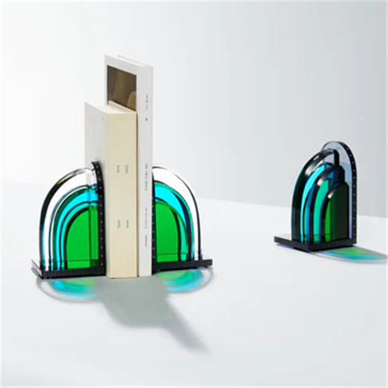 丹麦正品真水晶家居摆件书档