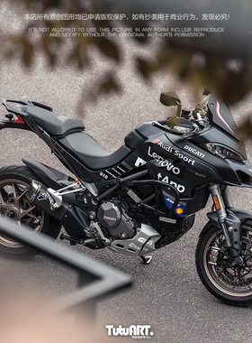 TUTUART車貼 定制MTS1260S杜卡迪厂队花全车贴纸 Multistrada拉花