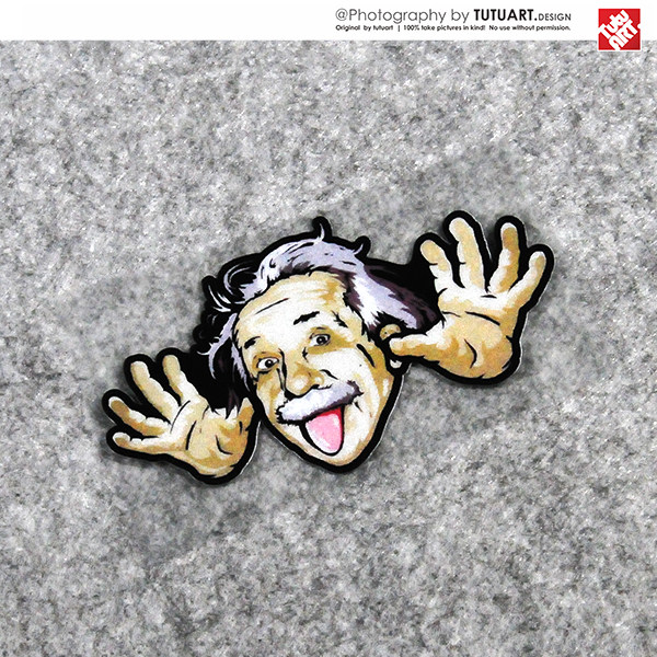 tutu圖圖車貼爱因斯坦汽车贴车贴