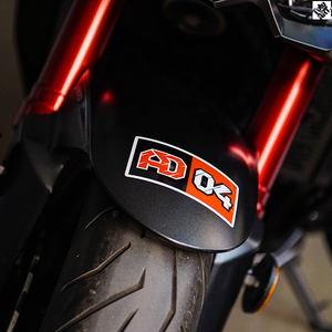 TUTU圖圖車貼 MOTOGP杜卡迪车手Dov 04号摩托车个性号码反光贴