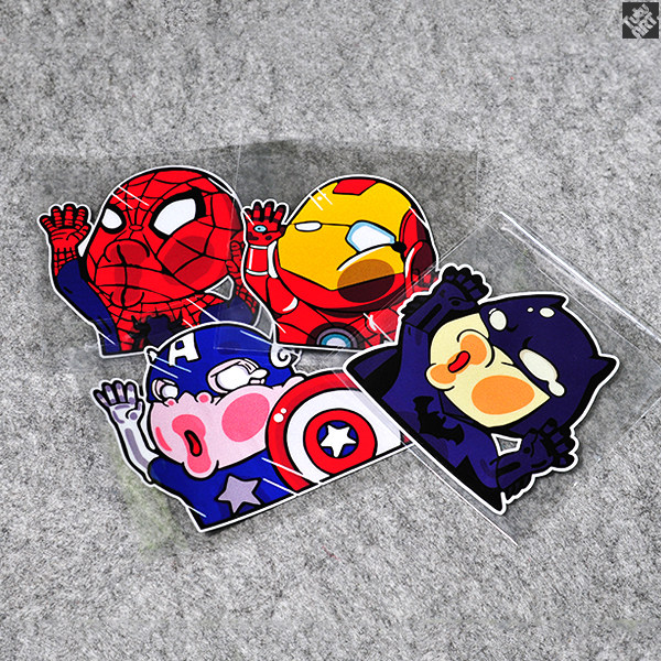 tutu圖圖車貼卡通贴侧窗反光贴纸