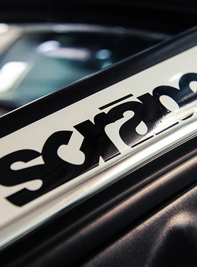 TUTU圖圖車貼 SCRAPE个性文字贴 HF车身装饰反光贴划痕遮挡车贴纸