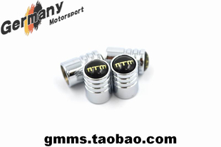 适用于大众奥迪汽车用改装 MTM车标轮胎气门嘴帽气门芯套气门嘴罩