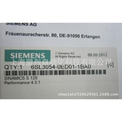 【议价】原装正品全新S120 CF内存卡6SL3054-0ED00-1BA0