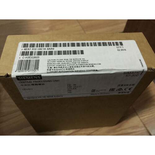 【议价】西门子6ES7 312中央处理器CPU模块6ES7312-1AE14-0AB0