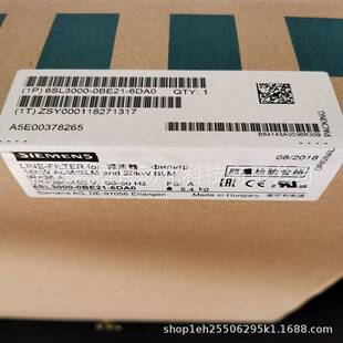 【议价】6SL3000-0BE21-6DA0西门子基本型进线滤波器6SL3 OOO-OBE