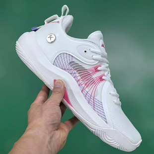 安踏 汤普森KT 透气耐磨低帮校园男子篮球鞋12421607-2