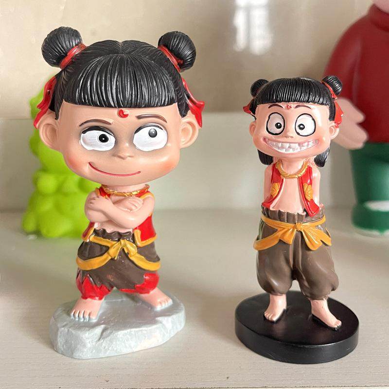 哪咤2手办哪咤之魔童降世闹海官方周边盲盒生日礼摆件装饰品玩偶