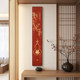 金竹报喜新中式 入户玄关装 饰画竹报平安招财客厅走廊过道茶室挂画