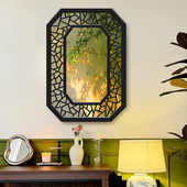 中古风客厅装 入户进门墙壁摆画 饰画高级感复古禅意茶室挂画新中式