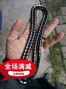 甘肃黑又亮陨石手串项链包邮