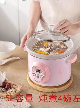 辅食电炖锅天际陶瓷内胆全自动