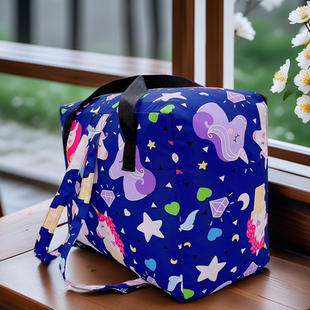 可背式学生棉被褥袋手提大容量背提两用幼儿园被子收纳袋双肩背包