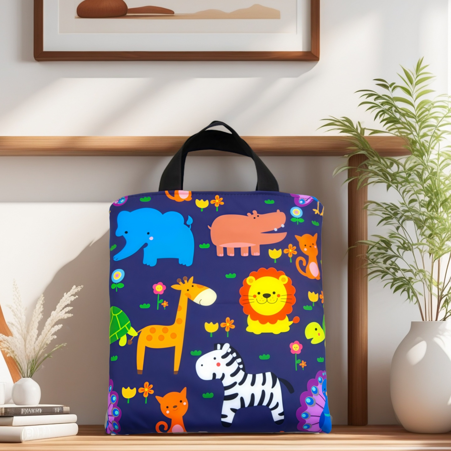 手提袋儿童衣服幼儿园A4书本补习上班族杂物洗澡专用结实学生拎书