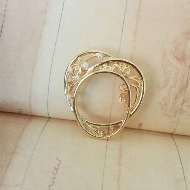 Broche en Alliage argent plaqué or - Ref 1177341 Image 1