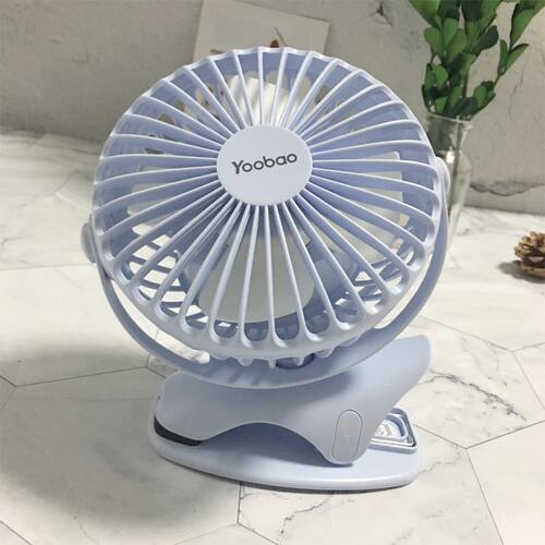 夹子小型学生宿舍床上家用风扇