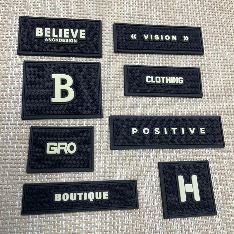 新款黑色系橡胶皮标滴塑软胶补丁破洞修补标DIY装饰皮牌,居家布艺,布贴,淘宝优惠券,粉丝福利购,淘宝优惠卷