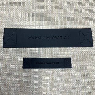 新款黑色大号橡胶软胶补丁衣服修补标PVC装饰皮标皮牌