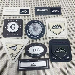 新款百搭衣服徽章羽绒服破洞修补标布贴DIY装饰补丁皮标