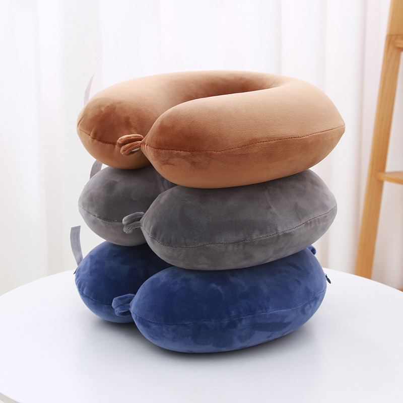 XIMIVOGUE熙美诚品简约纯色记忆棉U型枕