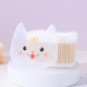 XIMIVOGUE熙美诚品500支猫型盒竹棒棉签一尖一圆L