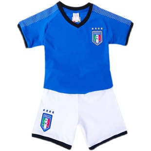 球衣足球服套装 纯棉吸汗儿童短袖 可印名字阿根廷巴西意大利西班牙
