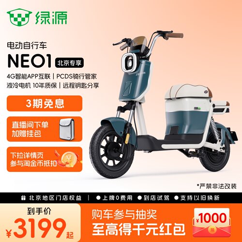 绿源新国标代步电动自行车NEO1