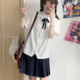 班服短袖 校供感白色学院风衬衫 女 谷沼学院 樱花家族原创jk衬衫