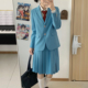樱花家族动漫风漫画jk制服天蓝西服西裤 校供感dk学院校服套装 男女