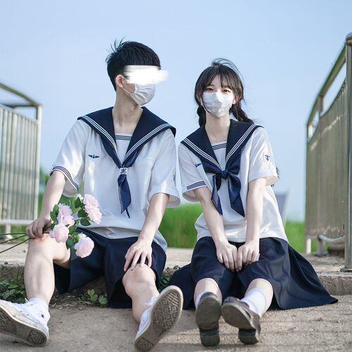 jk/dk制服男女款沧浪屿套装