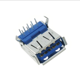 原装正品 1932258-1 USB3.0高速连接器9Pin TypeA型母座 插座接口