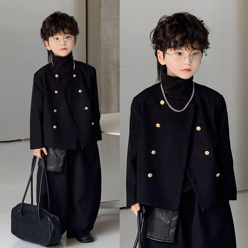 男童西装套装休闲帅气新款儿童礼服小香风外套加绒加厚洋气演出服,童装/婴儿装/亲子装,西服/小西装,淘宝优惠券,粉丝福利购,淘宝优惠卷