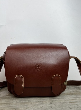 cipisi/嬉皮氏头层牛皮斜挎包复古小包男女士手工包8450A