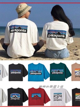韩国直邮代购patagonia巴塔哥尼亚男士纯棉短袖休闲宽松T恤37529