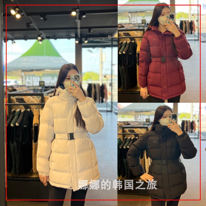 NEPA 韩国代购直邮 22冬女款轻质连帽防水鹅绒羽绒服外套7I82053