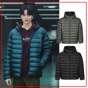 韩国直邮代购 DISCOVERY 25冬男轻质防水鹅绒短款羽绒服DMDJ7I056
