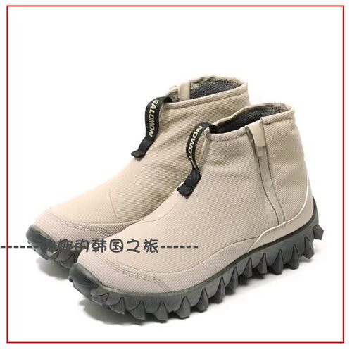 韩国代购SALOMON萨洛蒙Snowclog Mid户外功能鞋防滑靴子L47579400