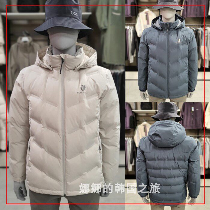 BLACKYAK/布来亚克 韩国代购 22冬男防风中鸭绒羽绒服1BYPAW2004