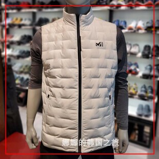 韩国直邮代购MILLET觅乐羽绒服冬季保暖男士鹅绒休闲外穿马甲背心